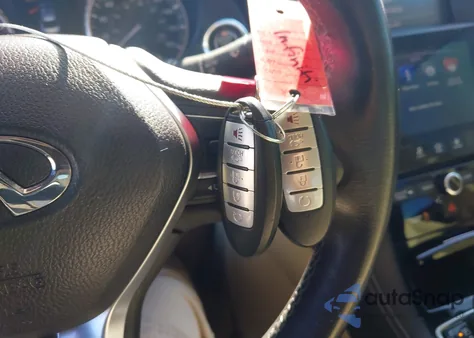 2018 Infiniti Q50 3.0T Luxe z USA, uszkodzony, nr VIN JN1EV7AP5JM361104